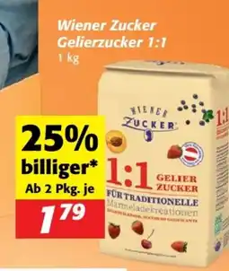 Nah&Frisch Wiener Zucker Gelierzucker 1:1 Angebot
