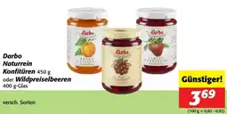 Nah&Frisch Darbo Naturrein Konfitüren oder Wildpreiselbeeren Angebot