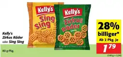 Nah&Frisch Kelly's Zirkus Räder oder Sing Sing Angebot
