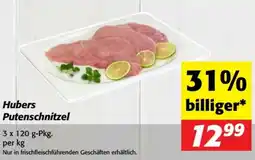 Nah&Frisch Hubers Putenschnitzel Angebot