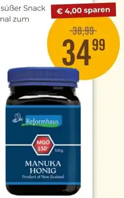 Martin Reformstark Manuka Honig MGO 150+ Angebot