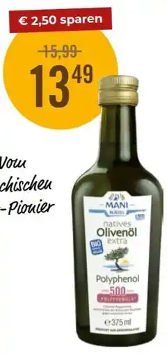 Martin Reformstark Natives Olivenöl extra, Polyphenol Angebot