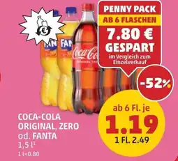 PENNY Coca-cola original, zero od. fanta Angebot