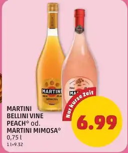 PENNY Martini bellini vine peach od. martini mimosa Angebot