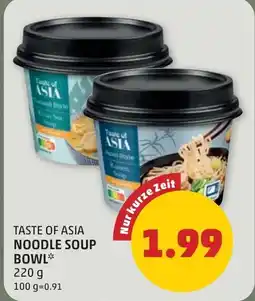 PENNY Taste of asia noodle soup bowl Angebot