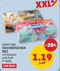 PENNY Happy end taschentücher- box Angebot