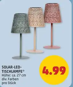 PENNY Solar-led- tischlampetück Angebot