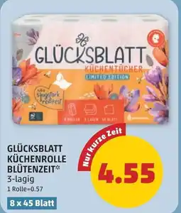 PENNY Glücksblatt küchenrolle blütglücksblatt Angebot
