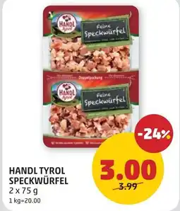PENNY Handl tyrol speckwürfel Angebot