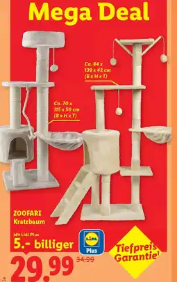 Lidl Zoofari kratzbaum Angebot
