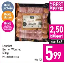 Sutterlüty Landhof berner würstel Angebot