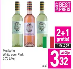 Sutterlüty Mosketto White oder Pink Angebot