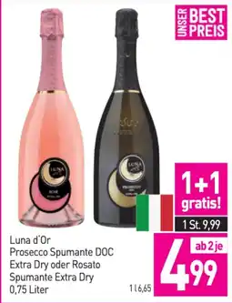 Sutterlüty Luna d'or prosecco spumante doc extra dry oder rosato spumante extra dry Angebot