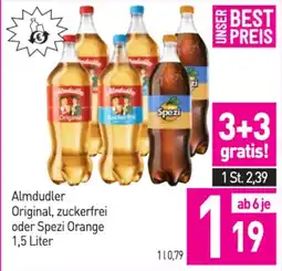 Sutterlüty Almdudler original, zuckerfrei oder spezi orange Angebot