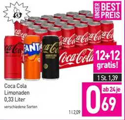 Sutterlüty Coca cola limonaden Angebot