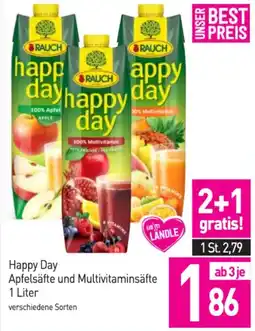 Sutterlüty Happy day apfelsäfte und multivitaminsäfte Angebot