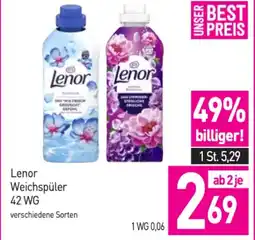 Sutterlüty Lenor Weichspüler 42 WG Angebot