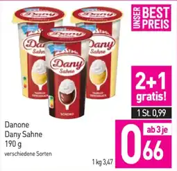 Sutterlüty Danone dany sahne Angebot