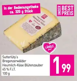 Sutterlüty Sutterlüty's bregenzerwälder heumilch-käse blütenzauber Angebot