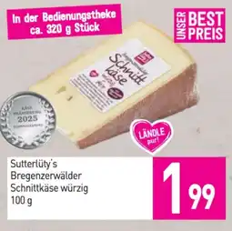 Sutterlüty Sutterlüty's Bregenzerwälder Schnittkäse würzig Angebot