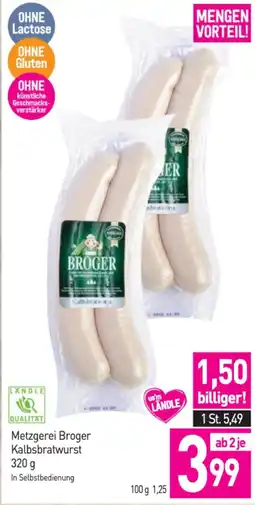Sutterlüty Metzgerei Broger Kalbsbratwurst Angebot