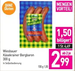 Sutterlüty Wiesbauer Käsekrainer Bergbaron Angebot