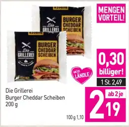 Sutterlüty Die grillerei burger cheddar scheiben Angebot