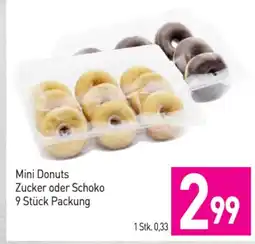 Sutterlüty Mini Donuts Zucker oder Schoko Angebot