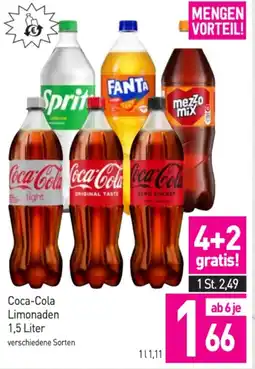 Sutterlüty Coca-Cola Limonaden Angebot