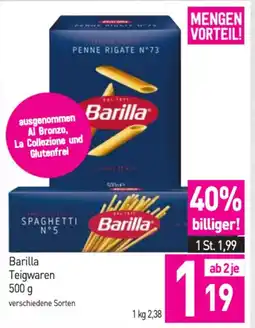 Sutterlüty Barilla teigwaren Angebot