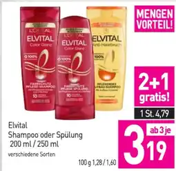 Sutterlüty Elvital shampoo oder spülung Angebot