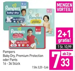 Sutterlüty Pampers baby dry, premium protection oder pants Angebot