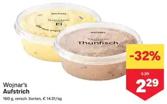 MPreis Wojnar's Aufstrich Angebot