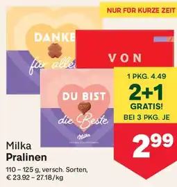 MPreis Milka Pralinen Angebot