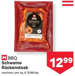 MPreis M-BBQ Schweine Rückensteak Angebot