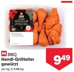 MPreis M-BBQ Hendl-Grillteller gewürzt Angebot