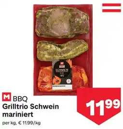 MPreis M-BBQ Grilltrio Schwein mariniert Angebot
