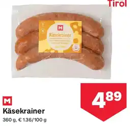 MPreis M Käsekrainer Angebot