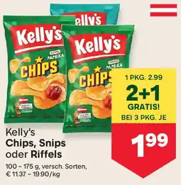 MPreis Kelly's Chips, Snips oder Riffels Angebot