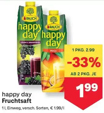 MPreis Happy day fruchtsaft Angebot
