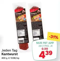 MPreis Jeden Tag Kantwurst Angebot