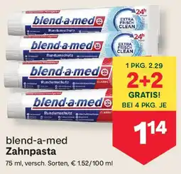 MPreis Blend-a-Med Zahnpasta Angebot