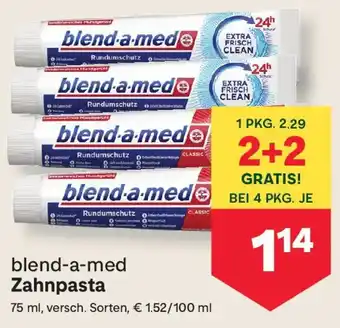 MPreis Blend-a-Med Zahnpasta Angebot