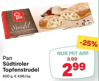 MPreis Pan Südtiroler Topfenstrudel Angebot