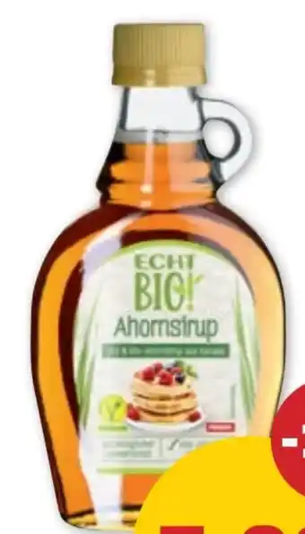 PENNY Echt Bio Ahornsirup Angebot