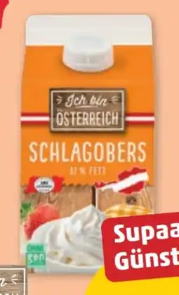 PENNY Ich bin Österreich Schlagobers Angebot