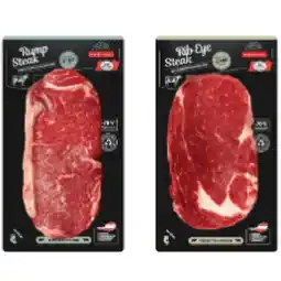 Lidl SELECTION Frisches Rib-Eye Steak oder Rumpsteak vom Rind Lidl APP Preis Angebot