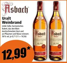 Norma Asbach Uralt Weinbrand Angebot