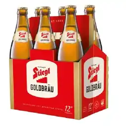 MPreis Stiegl Goldbräu, Hell oder Alkoholfrei Tray versch. Sorten MPREIS Angebot