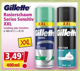 Norma Gillette Rasierschaum Series Sensitiv XXL Angebot